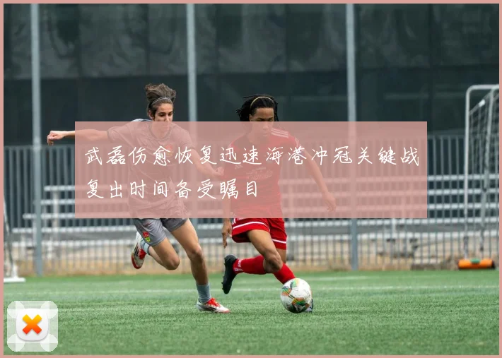 武磊伤愈恢复迅速海港冲冠关键战复出时间备受瞩目